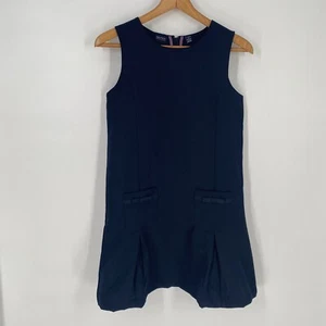 Nautica Girls Youth Blue School Uniform Dress Sleeveless Size XL - Picture 1 of 9