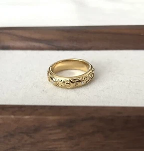 Damen schöner Ring Sonne Mond 18k vergoldet Geschenk Frauen Unisex Wasserfest  - Bild 1 von 6