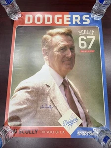 Vin Scully 18x24 Poster PSA/DNA Auto Signed Los Angeles Dodgers Announ ID:371413 - Picture 1 of 4