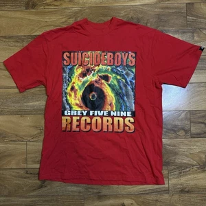 $uicideboy$ G59 Record 2023 Hurricane Merch Drop Short Sleeve Graphic Shirt Sz L - Picture 1 of 18