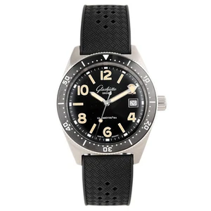 Juego completo Glashutte Original SeaQ acero inoxidable negro 39,5 mm 1-39-11-06-60-33 - Imagen 1 de 5