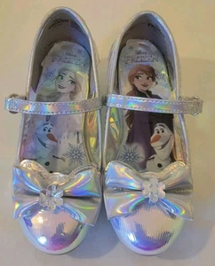 Mädchen Disney Frozen schillernde elegante Schuhe. Größe 11 - Bild 1 von 4