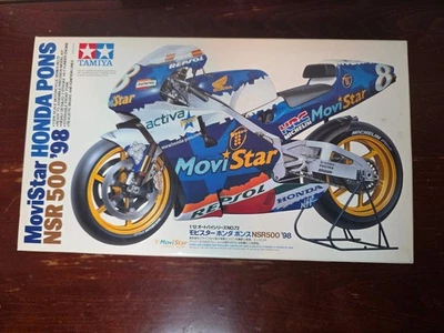 Tamiya MoviStar Honda Pons 1/12 Japón Importación Motocicleta Modelo Kit Plástico Raro Foto 1 de 4