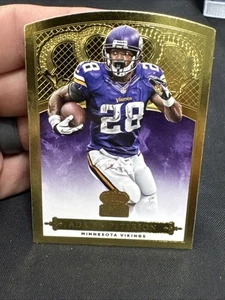2015 Panini Crown Royale Gold /99 Adrian Peterson #75 Minnesota Vikings - Picture 1 of 2
