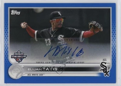 2022 Topps Pro Debut Blue Auto /150 Elijah Tatis #PD-124 Auto - Image 1 of 2