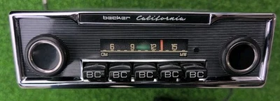 Radio Becker California Alemania Mercedes Auto Radio Europa DE COLECCIÓN NO PROBADA  Foto 1 de 4