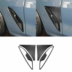 4Pcs Real Carbon Fiber Side Fender Vent Cover For BMW 8 Series G14 G15 G16 19-22 - Picture 1 of 6