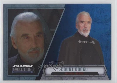 2016 Star Wars Evolution Blue Lightsaber Count Dooku Political Idealist #96 2k3 - Image 1 of 3