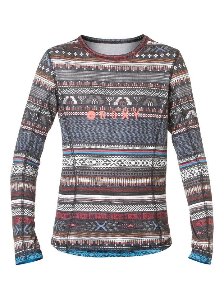 Top de esquí térmico Roxy Girls Glimmer capas de peso medio ERGLW00001 Foto 1 de 1