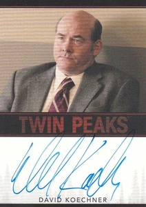 2025 Rittenhouse Twin Peaks Log Lady David Koechner  Autograph Bordered - Picture 1 of 2