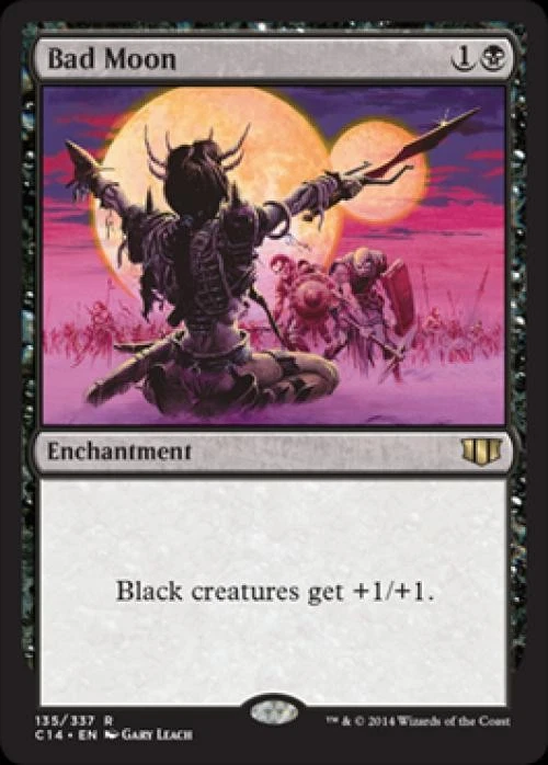 MTG English Bad Moon NM Normal Commander 2014 Edition - Image 1 of 1