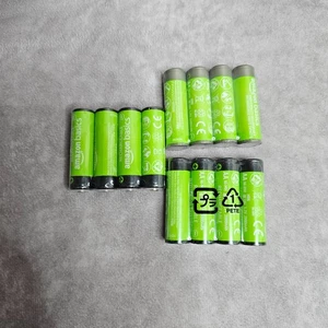 Baterías recargables Amazon Basics AA NiMH 2000mAh 1.2V verde paquete x12 - Imagen 1 de 2