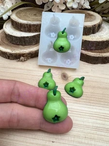 Pears-Fruits handmade silicone mold for crafts - Picture 1 of 8