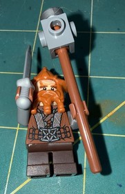 Lego Lord of the Rings Nori Dwarf Minifigure 79010 Hobbit lor046