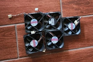 5X Lot Dell  Desktop PC CPU Fan 0WDRTF 4Wre /4Pin 8x8x2.5cm - Picture 1 of 1