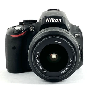 Nikon D5100 16.2MP DSLR Camera 18-55mm lens Black English Language From Japan - Picture 1 of 4