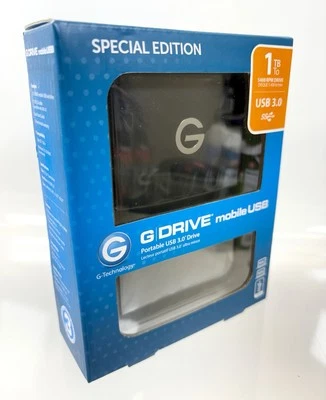 G-Technology 1TB G-Drive Mobile USB Portable Hard Drive Mac Apple HDD External - Image 1 of 4