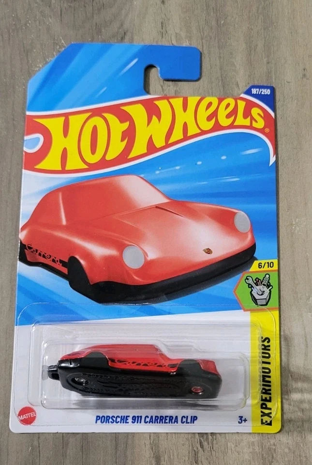 Porsche 911 Carerra Clip Hot Wheels * Rojo * Nuevo en paquete escala 1:64 Foto 1 de 1