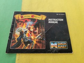 Battle Chess Nintendo NES Instruction Manual Booklet ONLY