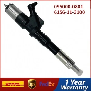 095000-0801 Diesel Fuel Injector 6156-11-3100 For Komatsu SA6D125E 6156-11-3101 - Bild 1 von 8