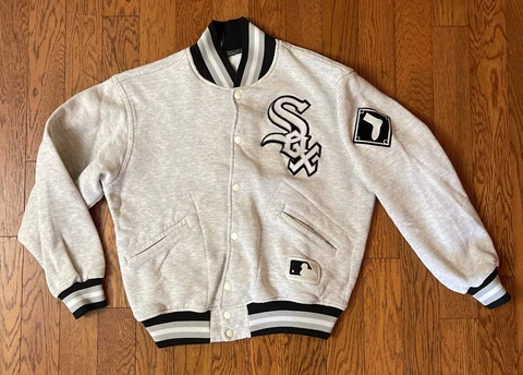 VTG Top of the Line Felco MLB Chicago White Sox Bomber Jacket ADULT MEDIUM READ Cover