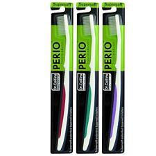 Dr. Collins Perio Toothbrush colors vary Pack of 3