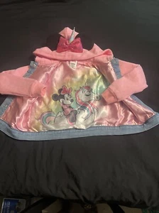 Little Girls Disney Minnie Mouse Jacket size 7/8 - Picture 1 of 5