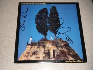 ELVIS COSTELLO AND THE ATTRACTIONS SIGNED GOODBYE CRUEL WORLD VINYL ALBUM NIEVE - Imagen 1 de 1
