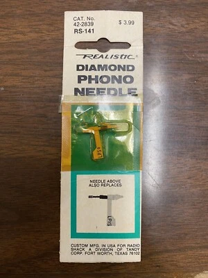 1 NOS Realistic RS-141 42-2839 Replacement Stylus Needle for N-756, N-757 - Image 1 of 2