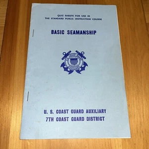 Basic Seamanship Quiz Sheets For Standard Public Instruction Course 1967 Edition - Bild 1 von 7