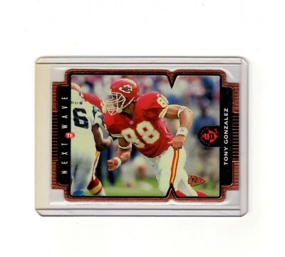 TONY GONZALEZ 1998 UD3 DIE CUTS #47 KANSAS CITY ATLANTA HOF 2019 - Image 1 of 2
