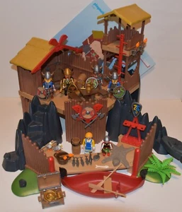 Playmobil 3151 Sistema Longhouse Vikingo x 100% Completo 3156 Barco Vikingo (A) - Imagen 1 de 6