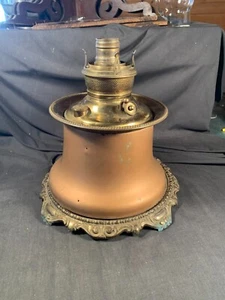 Victorian JUNO Gone with the Wind Banquet Brass Oil Lamp c1890s Electrified - Picture 1 of 6