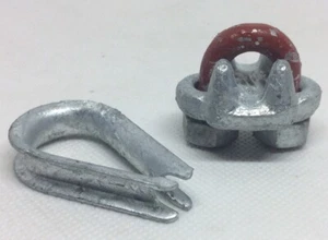 (10PK) CROSBY 1010051 1/4" G-450 U-BOLT CLIPS *BR2 - Picture 1 of 2