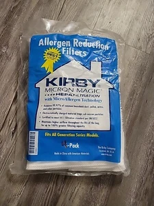 4-Pack Kirby Micron Magic Hepa Filtration Vaccum Bags-Fits All Gen Series Models - Picture 1 of 5
