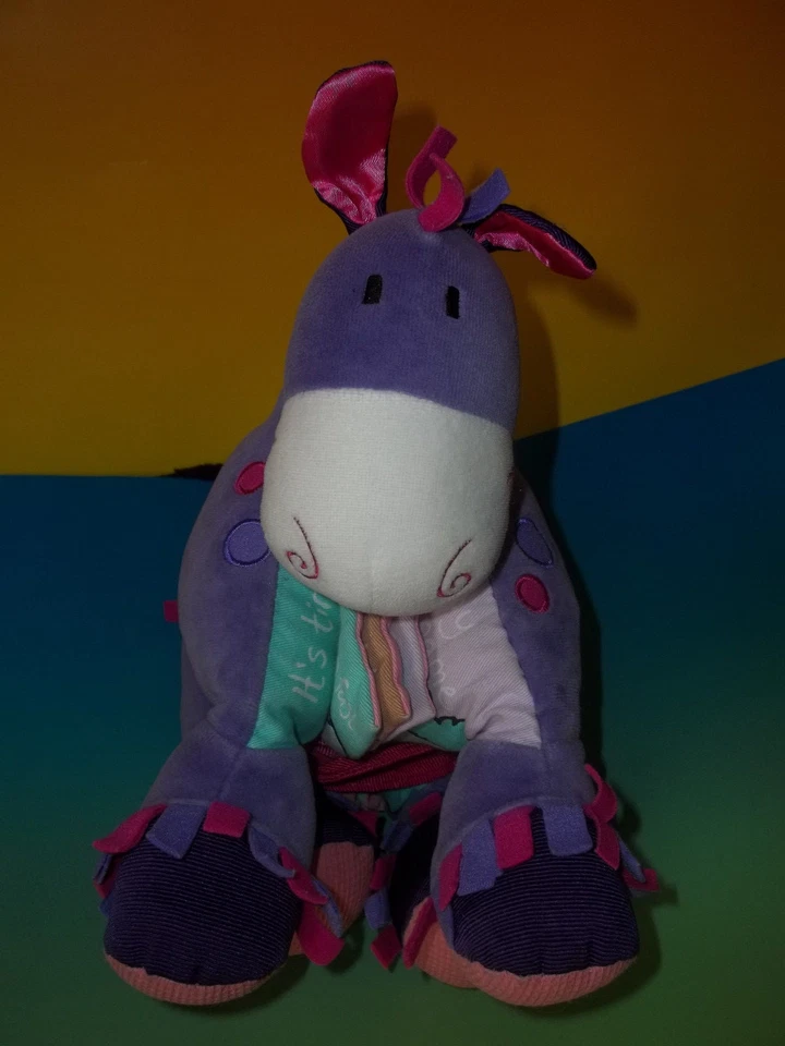 Pottery Barn Baby девочек пони плюшевый розовый фиолетовый ткани сборник рассказов плюшевая игрушка б/у в отличном состоянии - Изображение 1 из 1