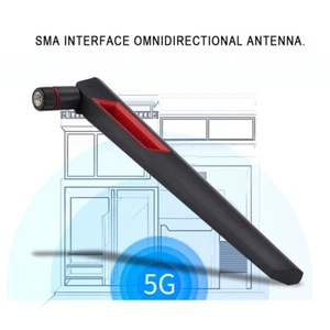 1 PC Routeur WiFi SMA Mâle 8DBi Carte Réseau Sans Fil Routeur Externe Antenne TPG - Photo 1/11