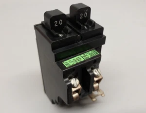 Interruptor doble 20A ITE Siemens Pushmatic P2020 20 amperios sin pestaña restrictiva CLT - Imagen 1 de 5