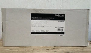 StarTech RKPW081915 Power Distribution Panel - Black (1U Rackmount PDU) NEW - Picture 1 of 1
