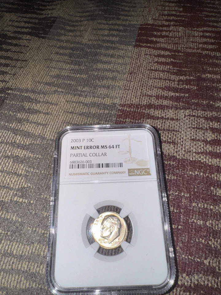 2003p 10c Mint Error Ms 64 - Image 1 of 2