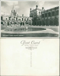 Oxford Christ Church Tom Quad Real Photo J Salmon - Picture 1 of 2