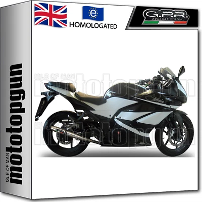 GPR EXHAUST HOM DEEPTONE STAINLESS STEEL KAWASAKI NINJA 250 R 2011 11 2012 12 Foto 1 de 3