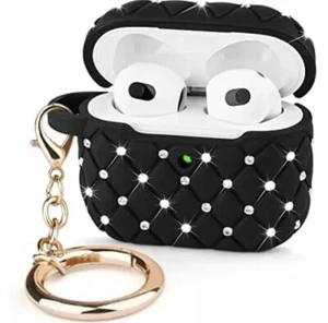 Airpods 3rd Generation Case - Airpod 3 Bling Cases Cover with Lanyard - NEW - Picture 1 of 10