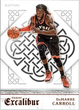 2015-16 Panini Excalibur Toronto Raptors Basketball Card #4 DeMarre Carroll