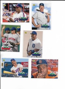1993 Upper Deck ON DECK WITH Pick-A-Card Belle Boggs Clemens Fielder Gonzalez ++