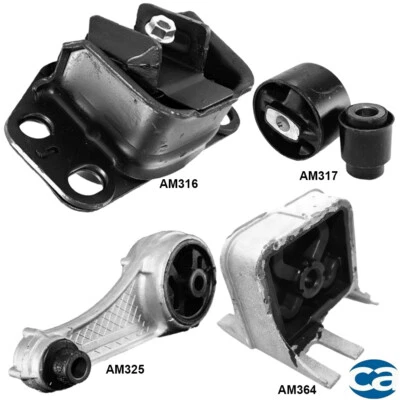 Engine Mounts & Engine Mount Bushing 4PCS Set for Renault Clio 10-02 1.6L MANUAL - Image 1 of 4