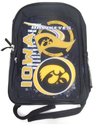 Iowa Hawkeyes 3D Raised Graphics Backpack Cover