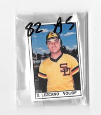 1982 All-Star Game Program Inserts SAN DIEGO PADRES Team Set