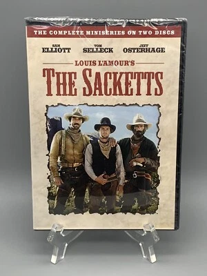 Louis L'amour's THE SACKETTS New Sealed 2 DVD Set Sam Elliott Tom Selleck - Image 1 of 4