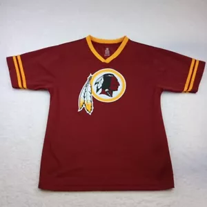 Ropa del equipo de la NFL Camisa Pieles Rojas Juvenil XXL Fútbol Deportes Borgoña Amarillo Jersey - Imagen 1 de 10